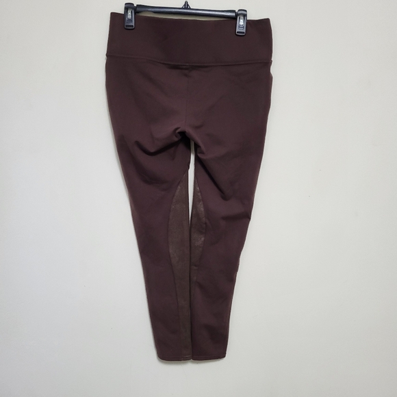 Spanx Boulevard Brown High Rise Stretch Pull On Ankle Riding Leggings XL - Picture 4 of 6